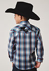 Roper Western Boys L/S Shirt 1-30-016-3006 GY