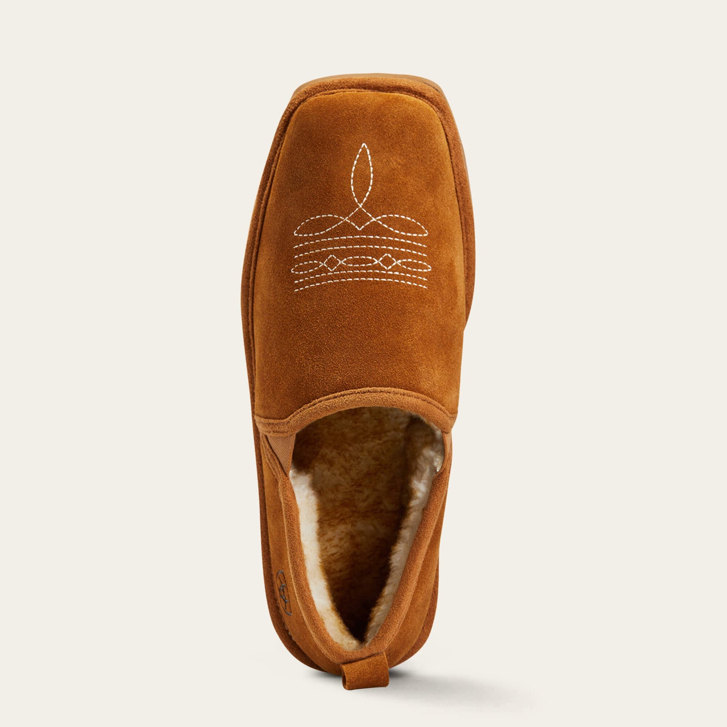 Pantuflas de gamuza Lasso de Ariat para hombre (n.° 2838-200, castaño)