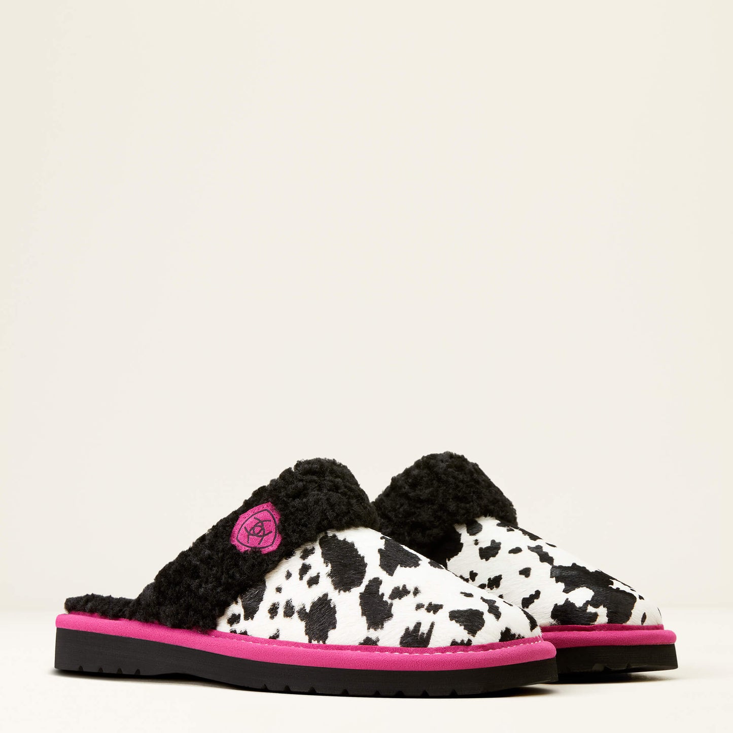 Pantuflas de punta cuadrada Jackie de Ariat para mujer (n.° 2830-970 Pink Pony)