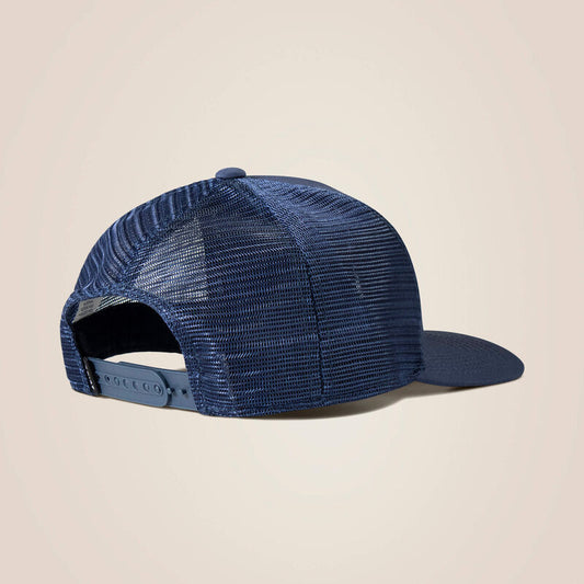 Gorra Ariat con parche del logotipo azteca para hombre (A300081203 Azul)