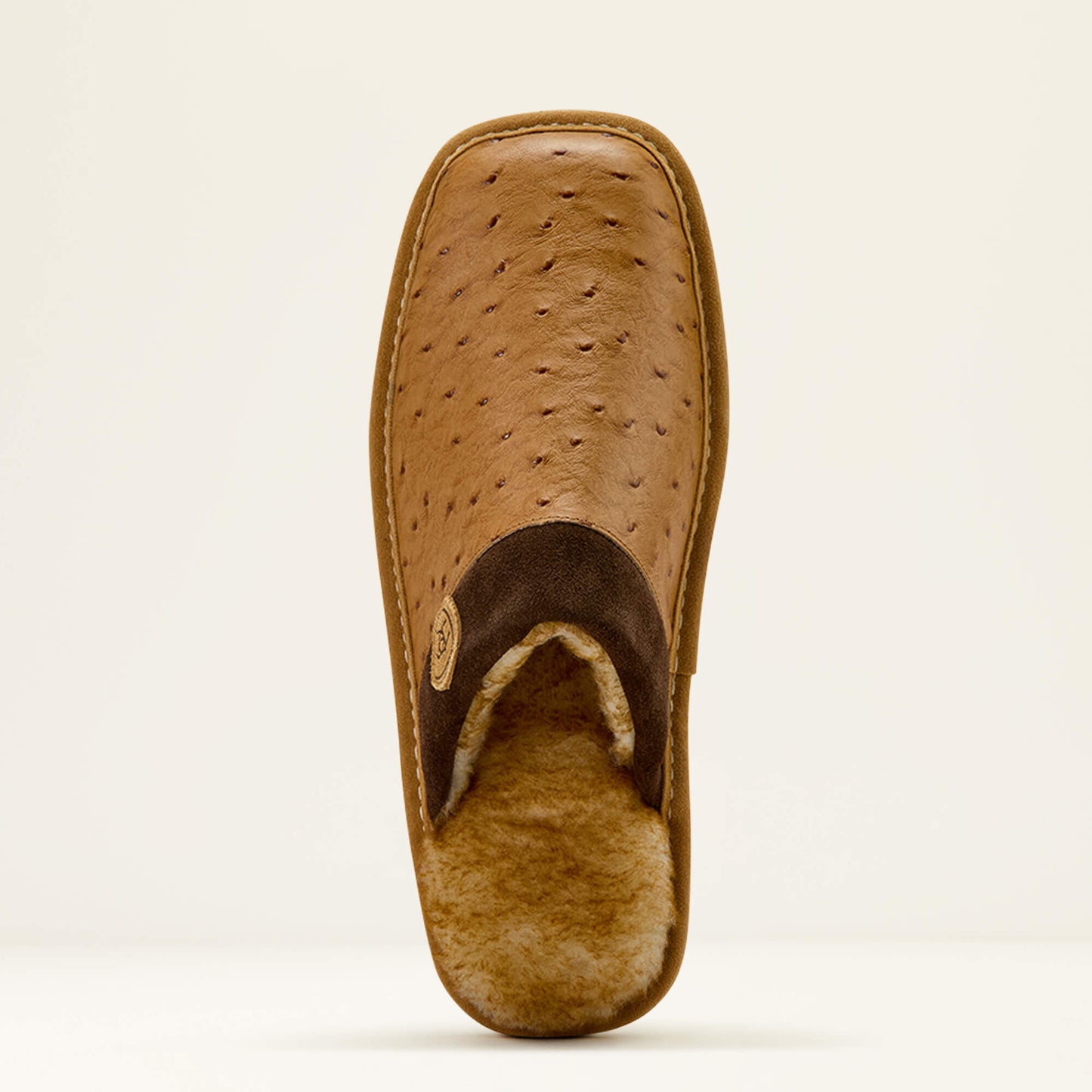 Ariat Men's Silversmith Square Toe Slipper (#4423-200 Ostrich Tan)