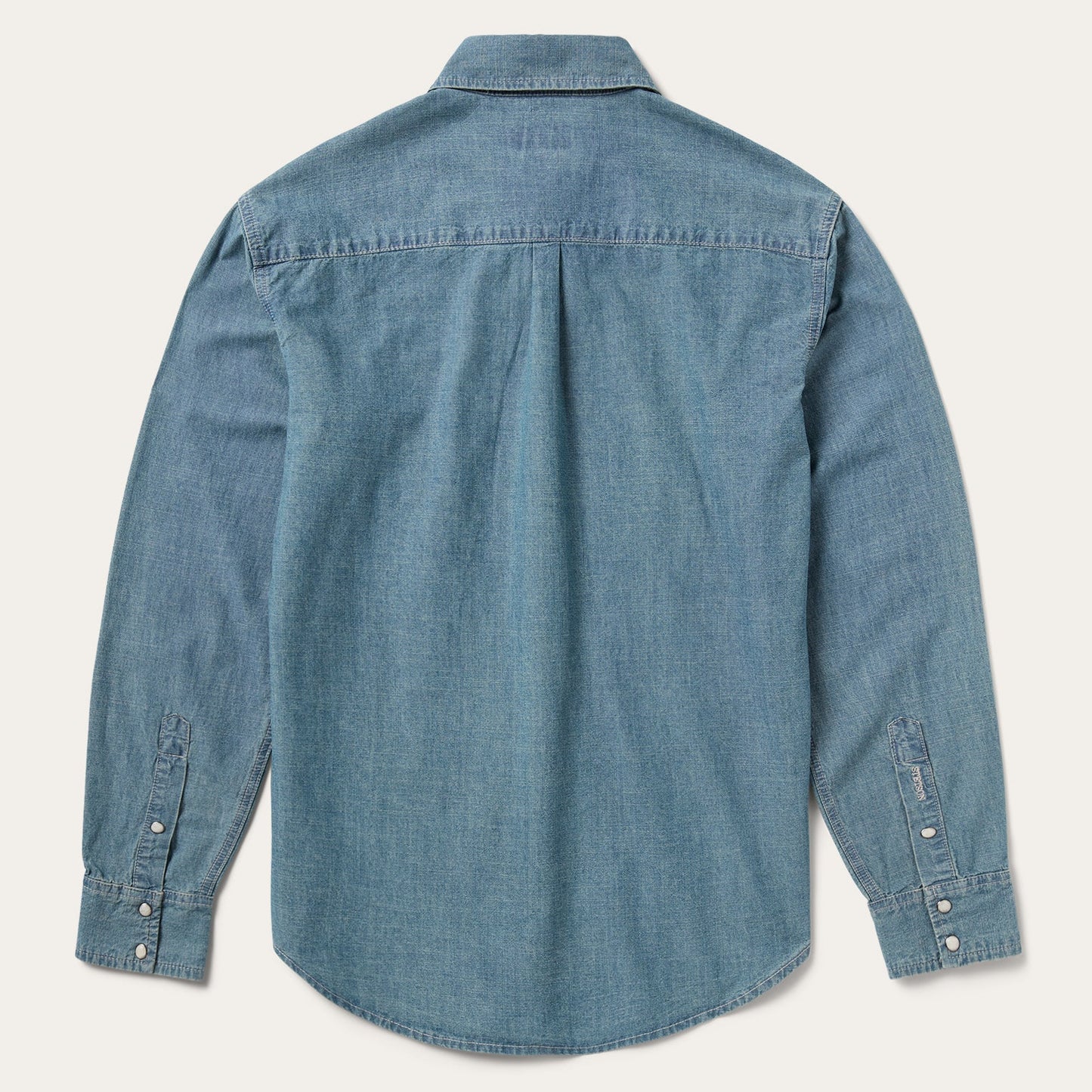 Camisa vaquera Chambray de Stetson para hombre (11-001-0465-2045 BU)