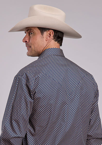 Stetson Men's Long Sleeve Shirt (11-01-425-1072 BU)