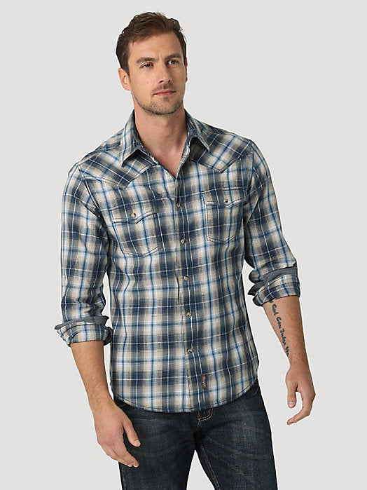 Camisa retro de manga larga Wrangler para hombre (112327793)