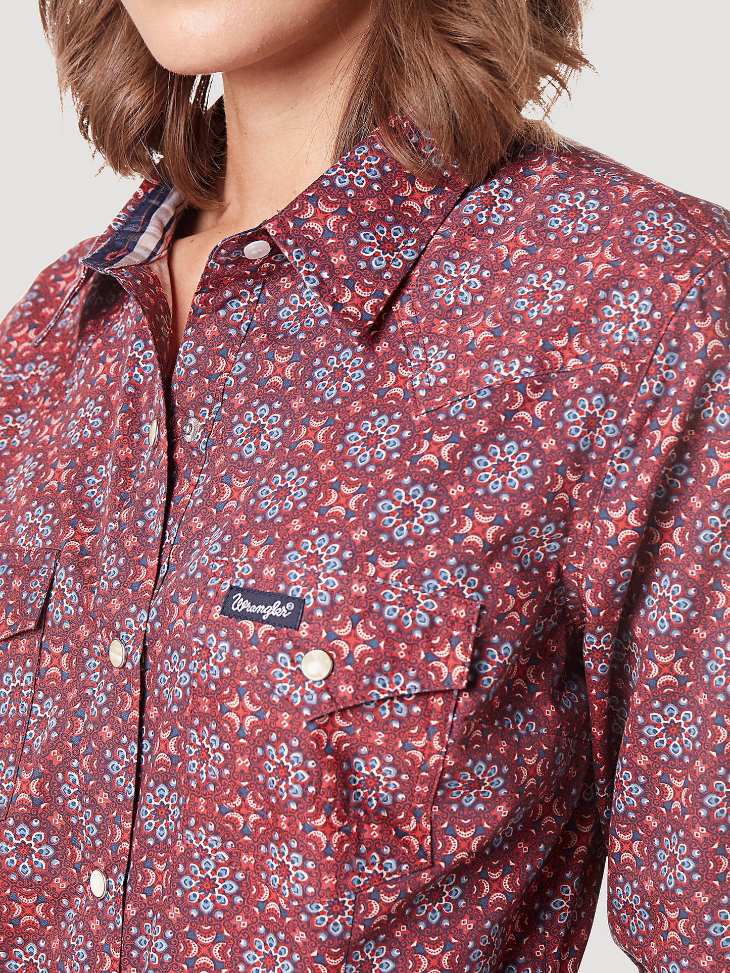Camisa vaquera Wrangler para mujer con broches para todas las ocasiones (112336527)