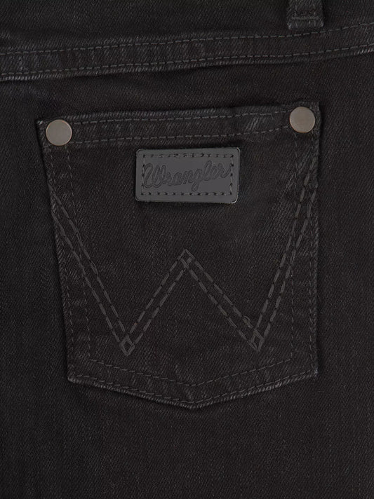 Vaqueros rectos ajustados Wrangler Retro para niño (88BWZ NEGRO/REGULAR)