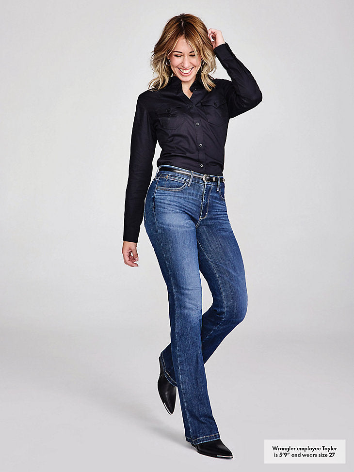 Wrangler Women's Bespoke High Rise Bootcut Jeans (112359277)
