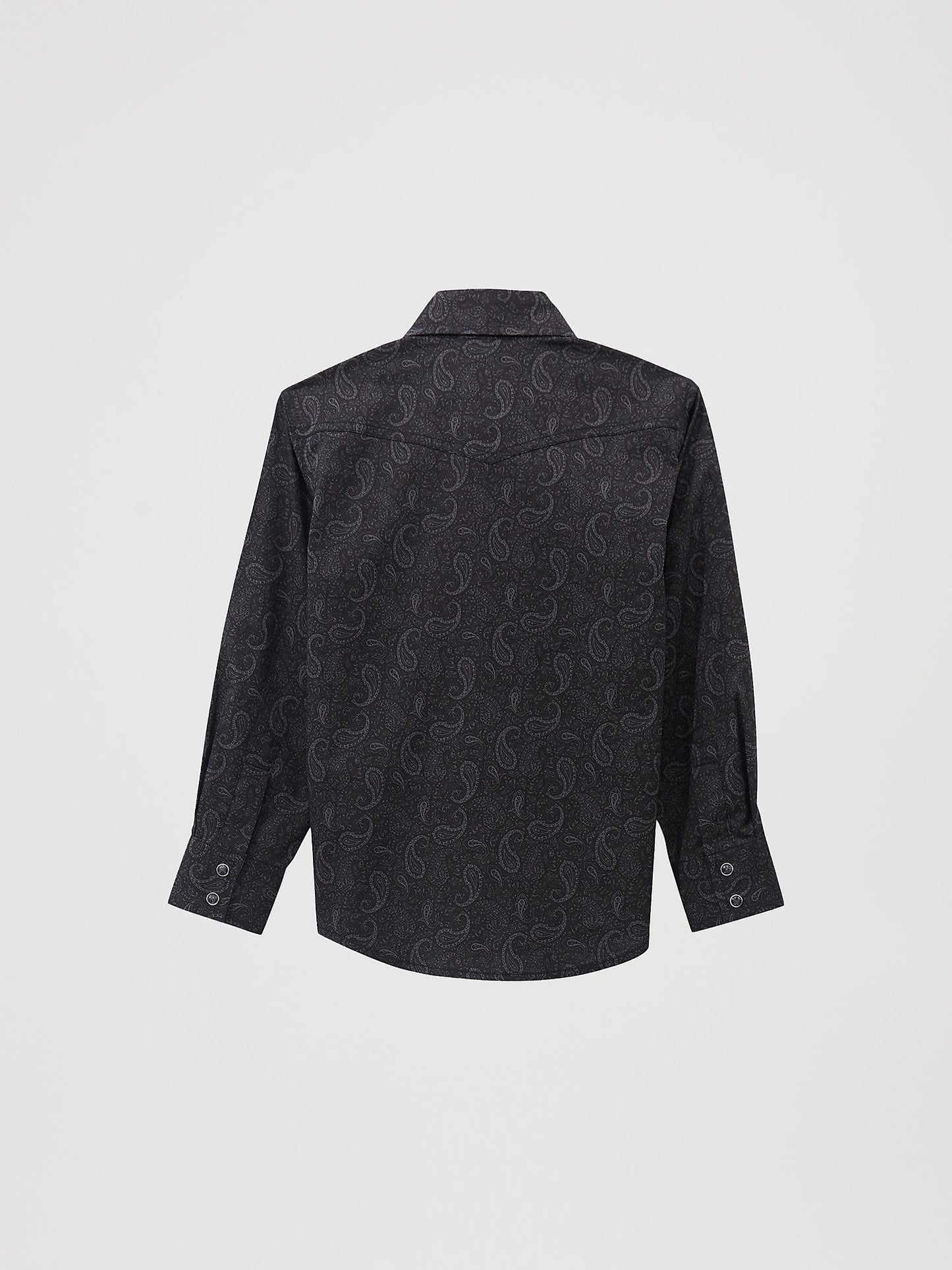 Wrangler Boys 20X Advanced Comfort Western Snap Print Shirt (112369504)