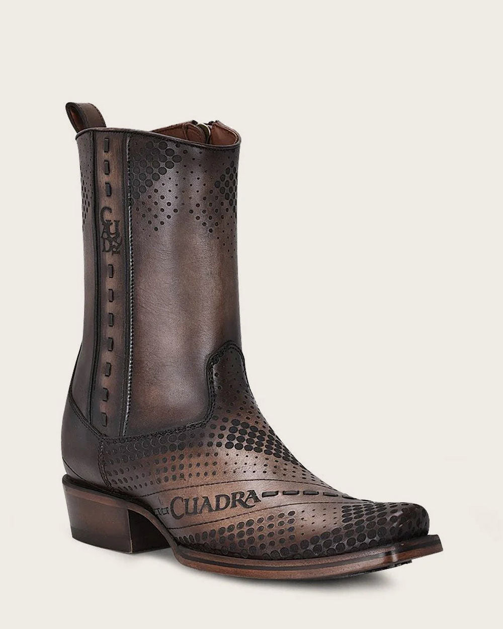 Botas urbanas de bovino marrón Cuadra para hombre (CU737/1J2URS - Res Crust Tornado Cafe)