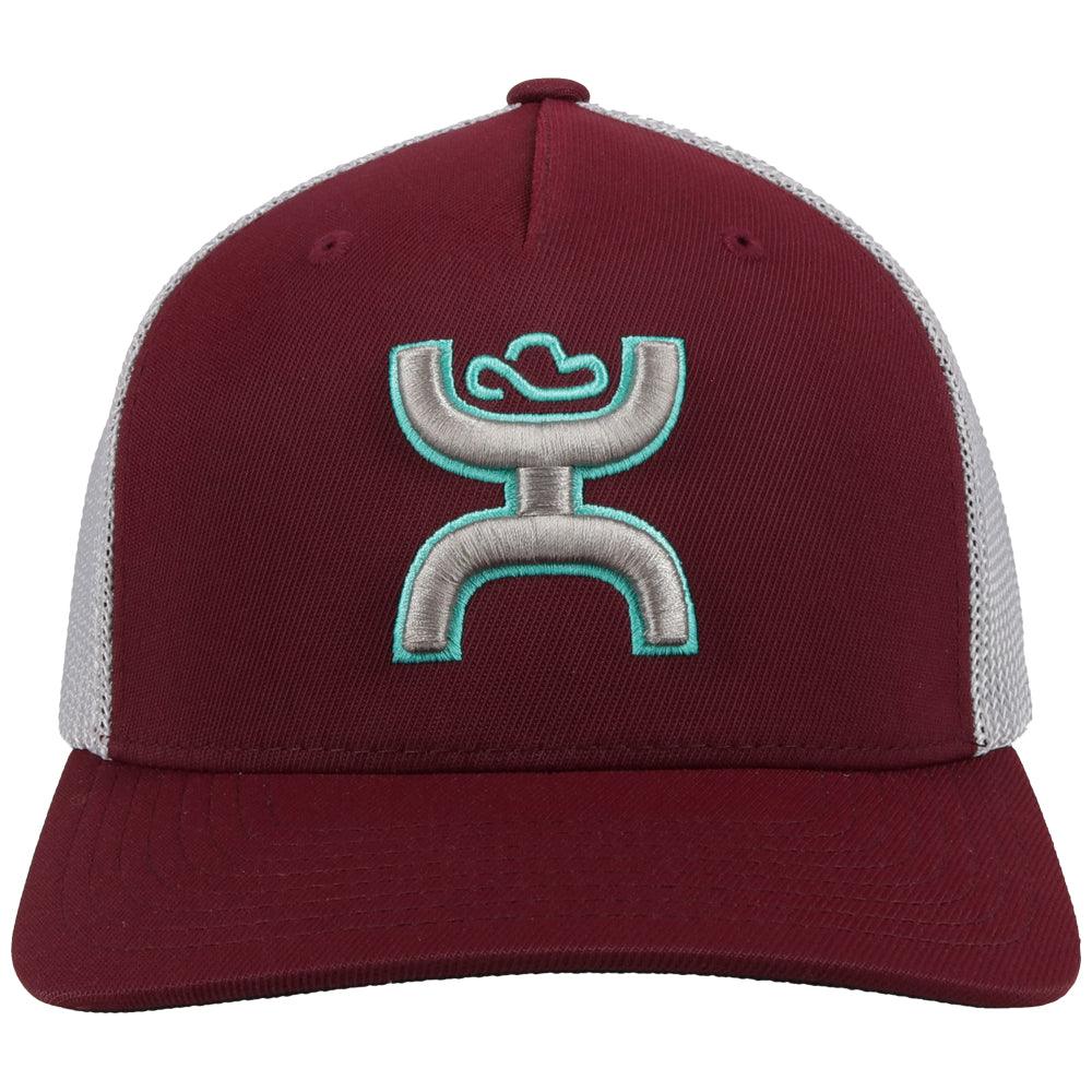 Hooey Youth "Coach" Maroon/Grey Cap (2112MAGY-Y)