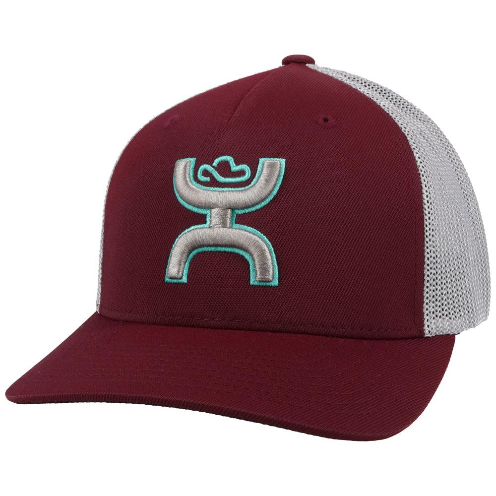 Hooey Youth "Coach" Maroon/Grey Cap (2112MAGY-Y)