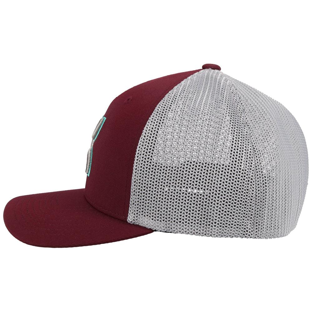 Hooey Youth "Coach" Maroon/Grey Cap (2112MAGY-Y)