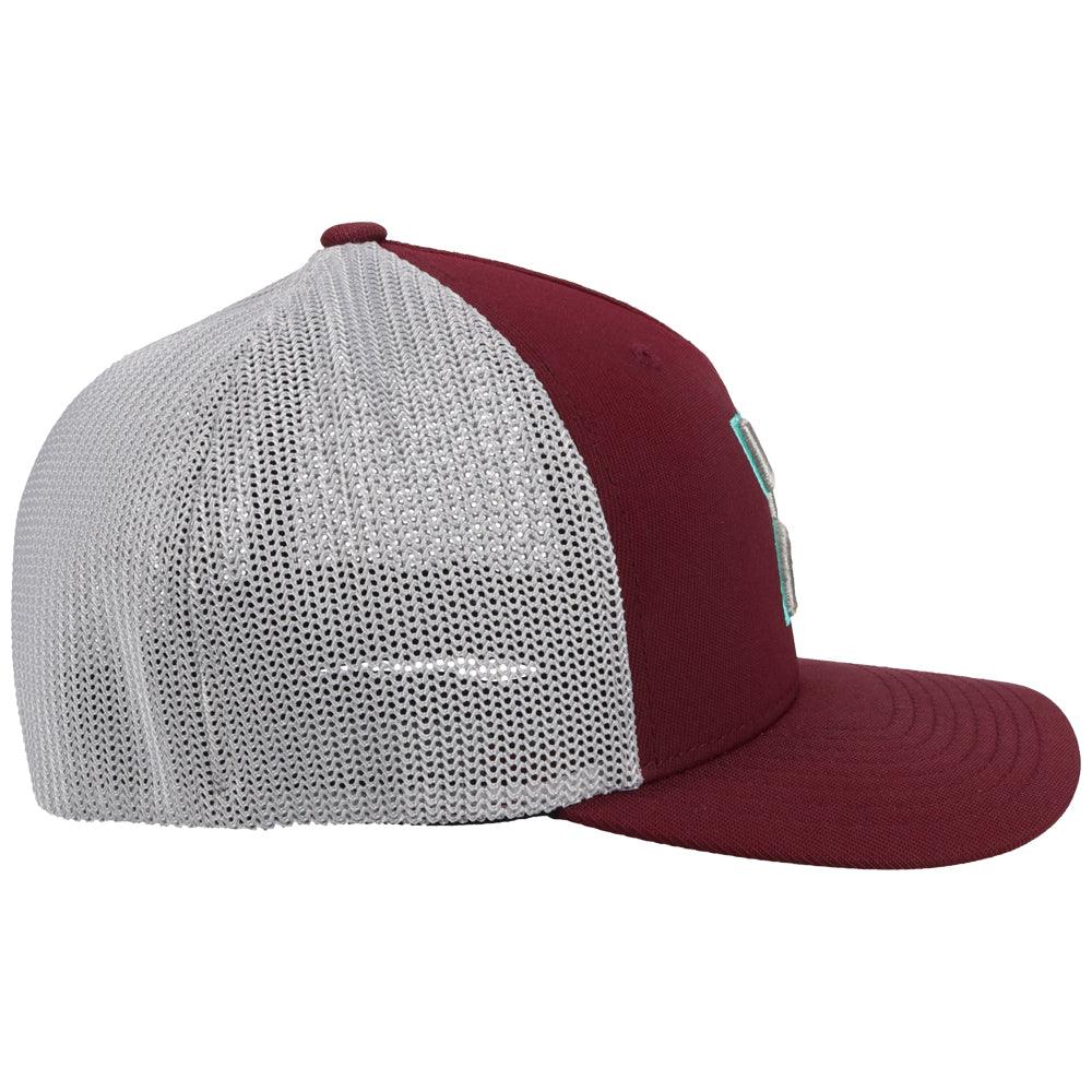 Hooey Youth "Coach" Maroon/Grey Cap (2112MAGY-Y)