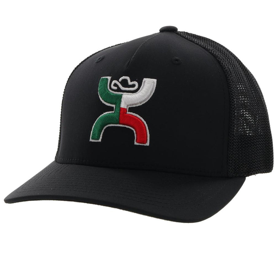 Hooey Men's "Boquillas" Black Flexfit Cap (2218BK)
