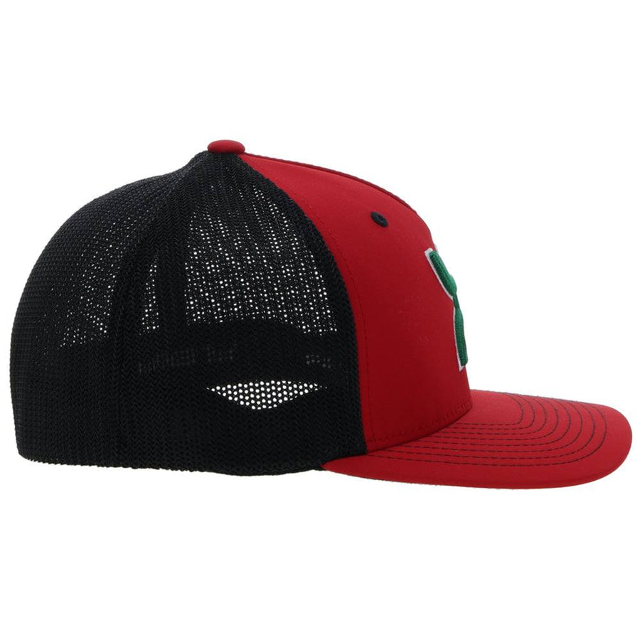 Hooey Men's "Boquillas" Red/Black Flexfit Cap (2218RDBK)