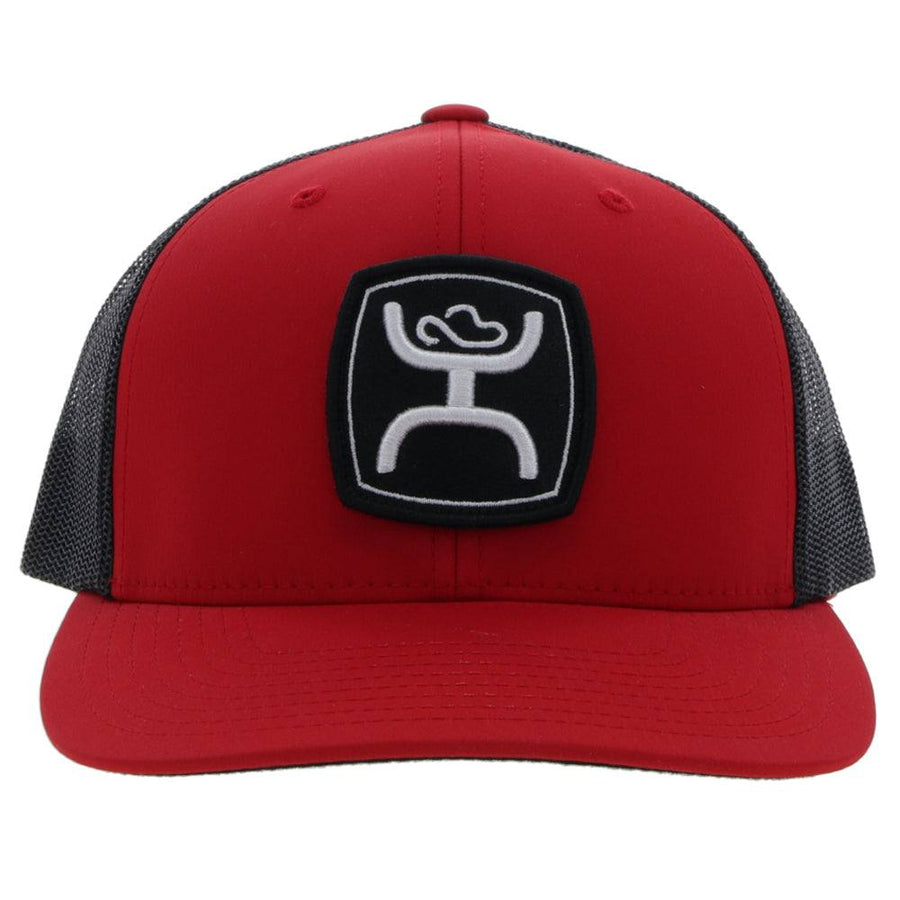 Hooey Men's "Zenith" Red/Black Snapback (2224T-RDBK)