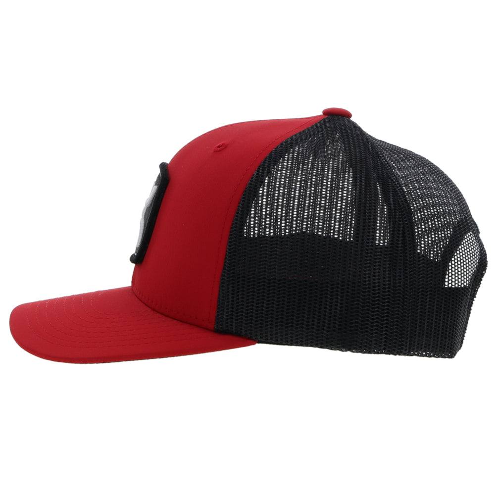 Gorra juvenil Hooey "Zenith" roja/negra (2224T-RDBK-Y)