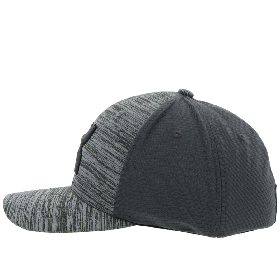 Gorra flexible Hooey gris ceniza para hombre (2331GY)