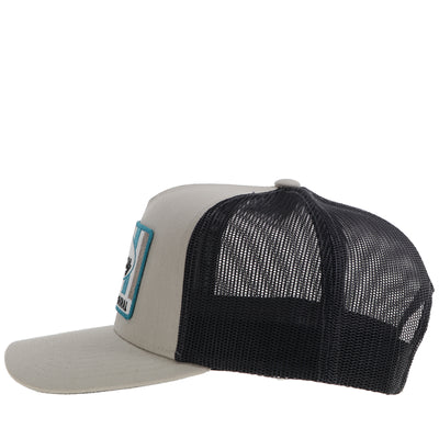 Hooey Men's "Sudan" Tan/Charcoal with Ran/White/Blue Snapback (2411T-TNCH)