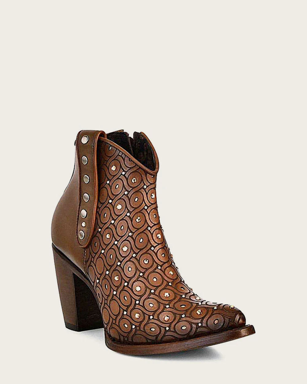 Botines Cuadra para mujer, tejidos a mano, color marrón (CU481/3F65RS - Crust Maple)