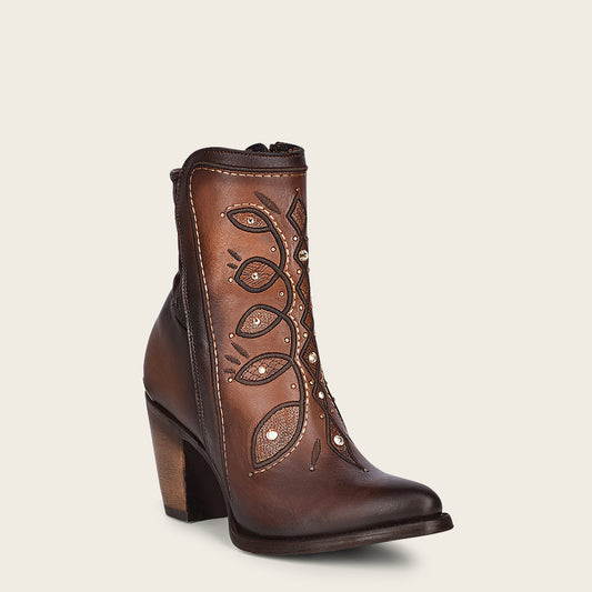 Botines Cuadra para mujer (CU586/3F89RS - Res Crust Maple)