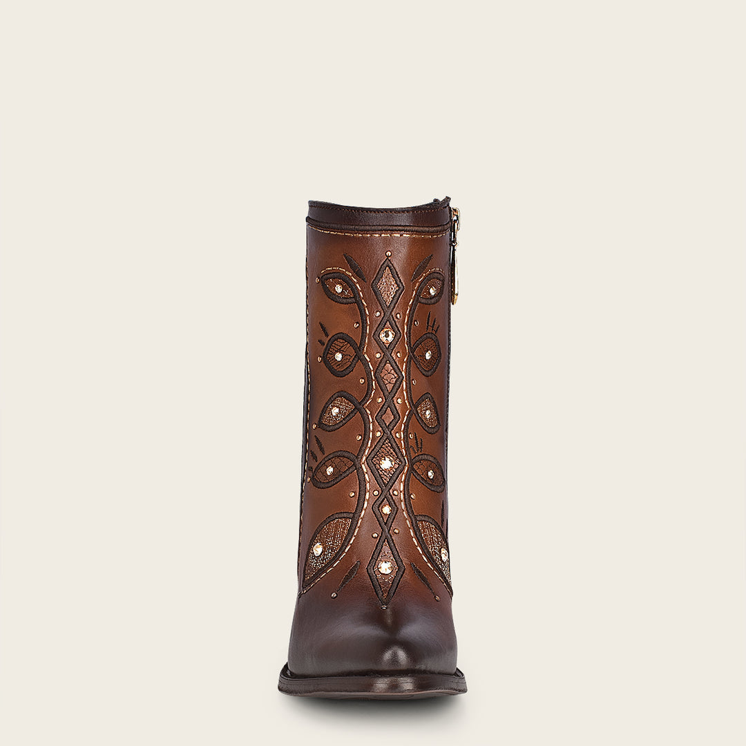 Botines Cuadra para mujer (CU586/3F89RS - Res Crust Maple)