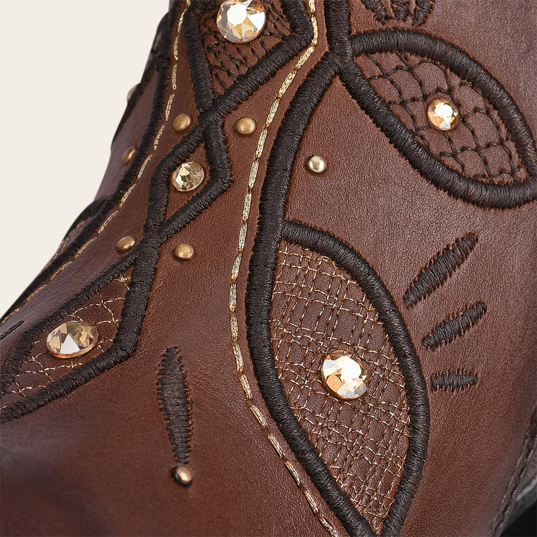 Botines Cuadra para mujer (CU586/3F89RS - Res Crust Maple)