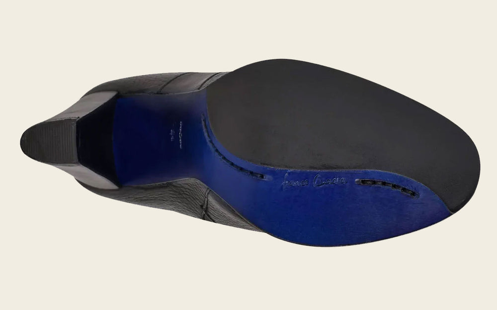 Franco Cuadra Women's Black Deer Ankle Boots (FC590/3G5VNTS - Black)