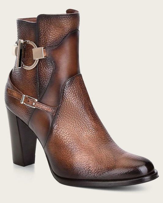Botines Franco Cuadra Tobilleros Honey Deer para Mujer (FC535/3G5VNTV - Venado/Ternera Paris Maple)
