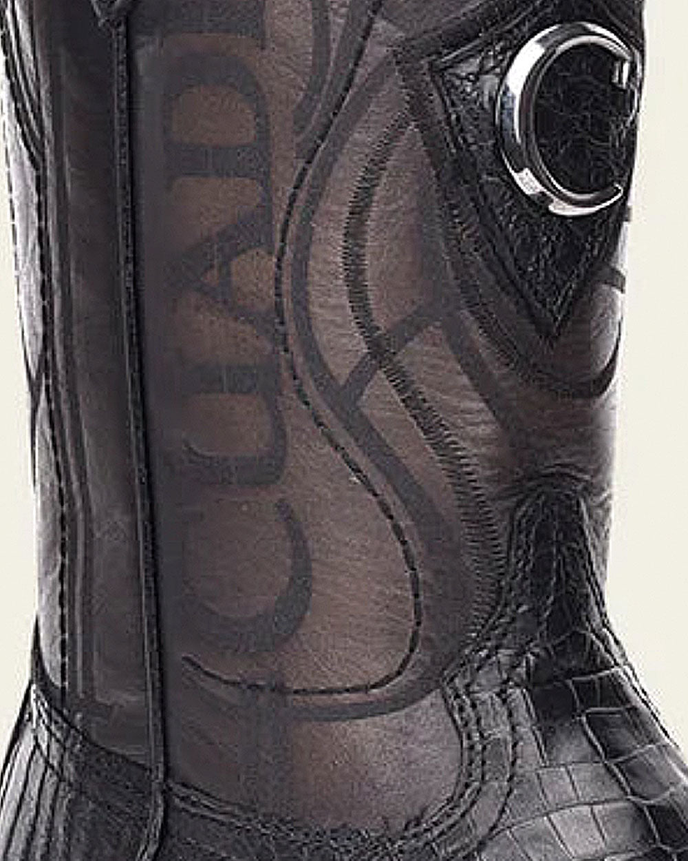 Cuadra Men's Western Ultra Exotic Boots (CU678/3Z1OFY - Fuscus Belly Negro)