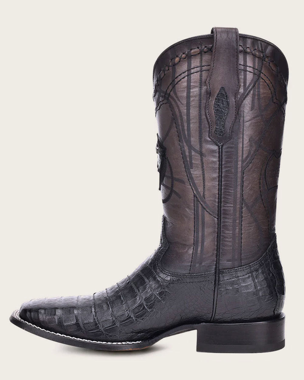 Cuadra Men's Western Ultra Exotic Boots (CU678/3Z1OFY - Fuscus Belly Negro)