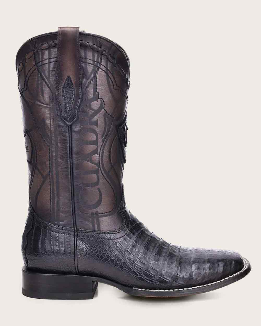 Cuadra Men's Western Ultra Exotic Boots (CU678/3Z1OFY - Fuscus Belly Negro)
