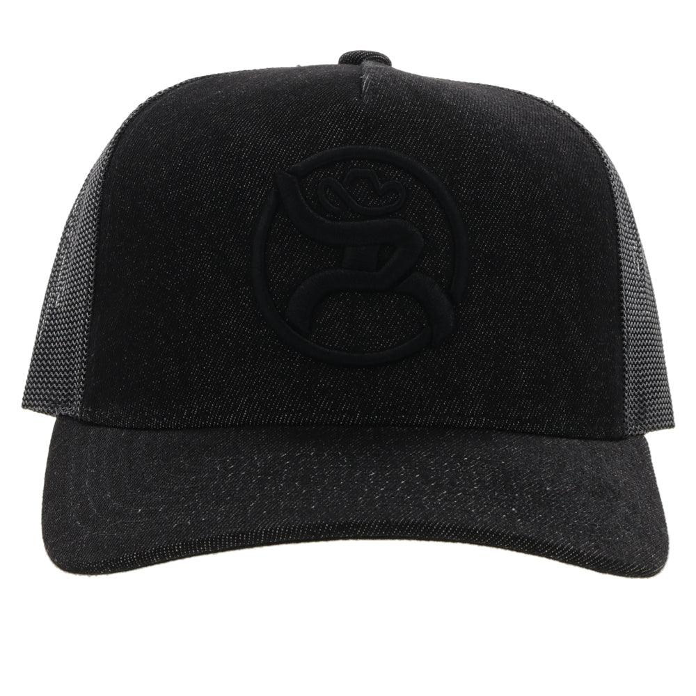 Hooey Youth "Strap" Roughy Black Snapback (4031T-BK-Y)