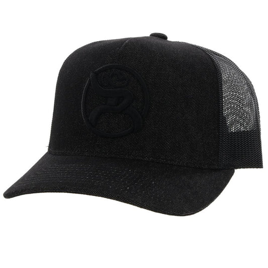Hooey Youth "Strap" Roughy Black Snapback (4031T-BK-Y)