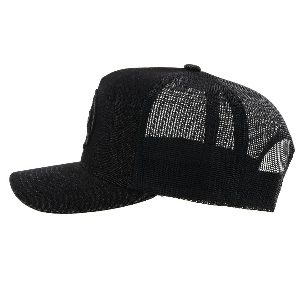 Hooey Youth "Strap" Roughy Black Snapback (4031T-BK-Y)