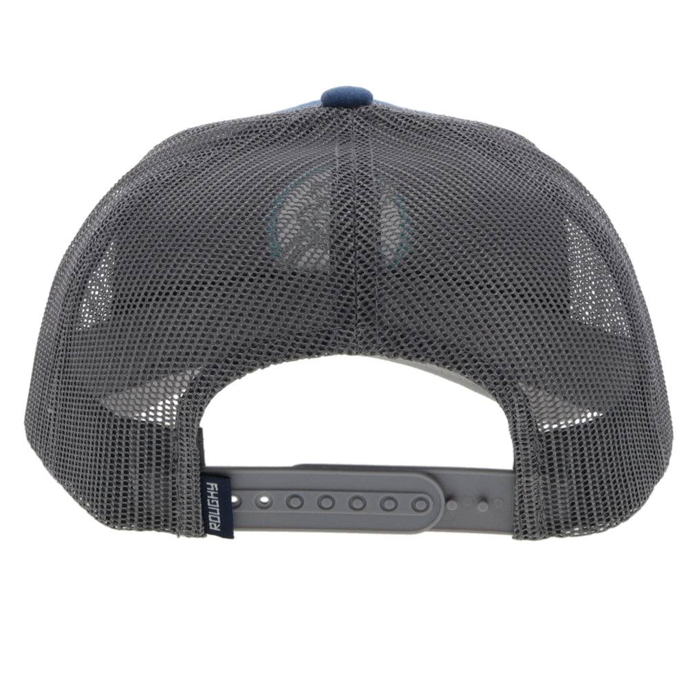 Gorra Hooey con correa para hombre, color azul/gris (4031T-BLGY)