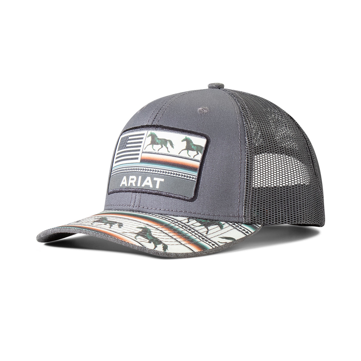 Ariat Women's Striped Horse Snapback (A300082206)