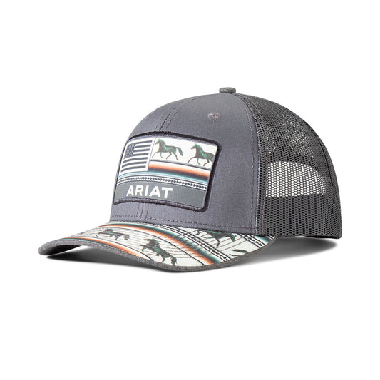 Ariat Women's Striped Horse Snapback (A300082206)