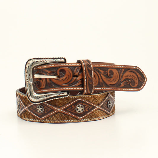 Ariat Men's Calf Hair Concho Belt (A1039402)