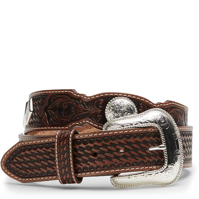 Tony Lama Men's Stillwater Creek Belt (C42464 / Tan)