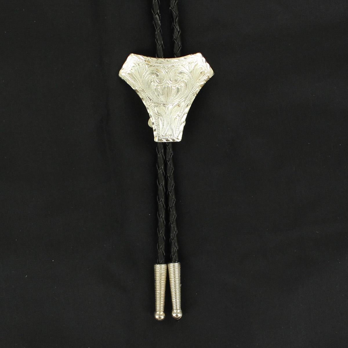 Crumrine Adult Silver Bolo Tie (C10856)