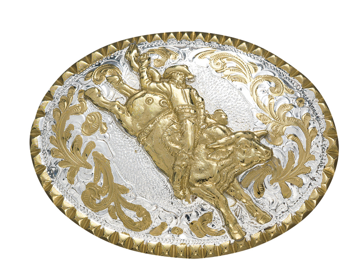 Crumrine Rodeo Bull Rider Belt Buckle (C11089)