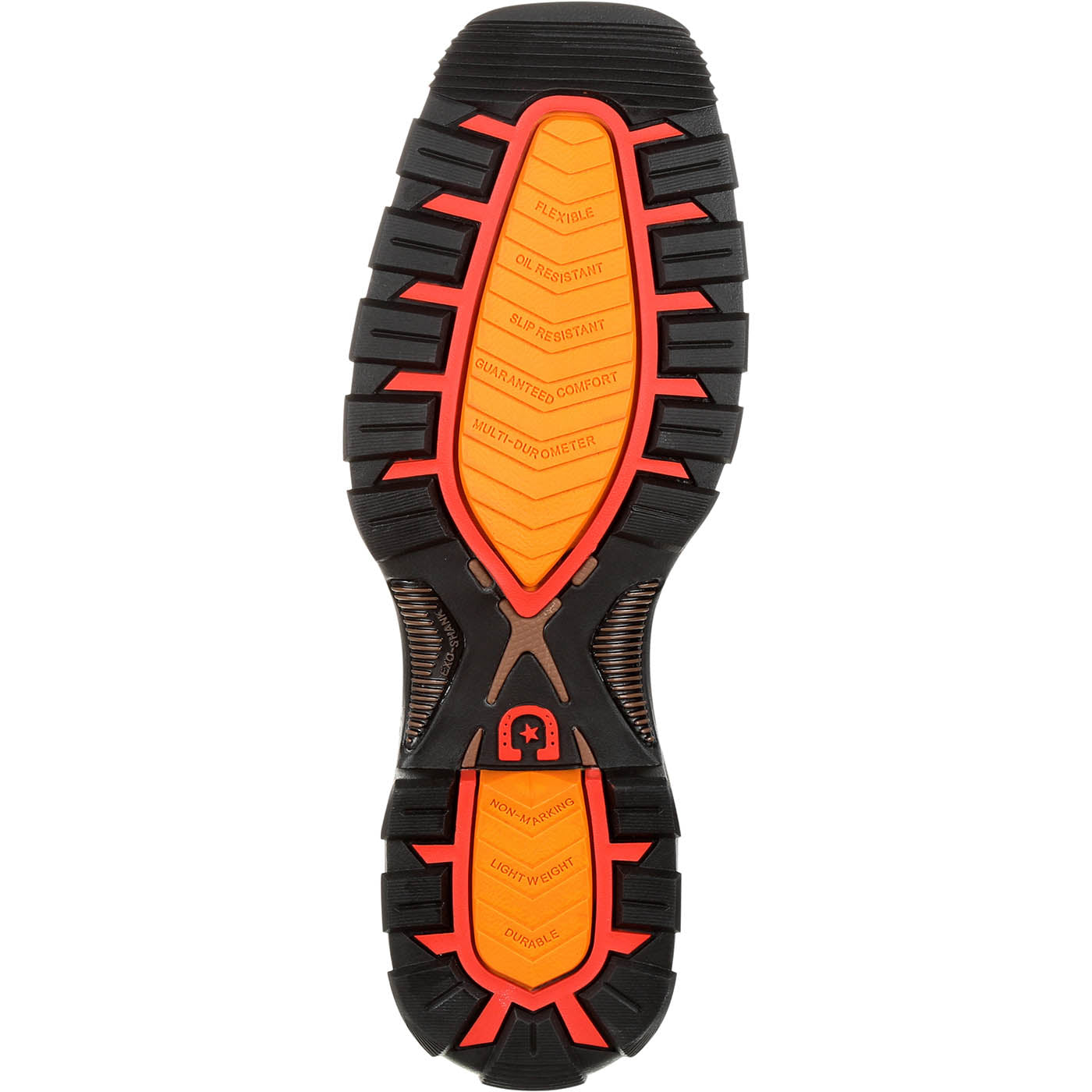 Botas de trabajo vaqueras impermeables con punta de acero Maverick XP de Durango para hombre (DDB0176)
