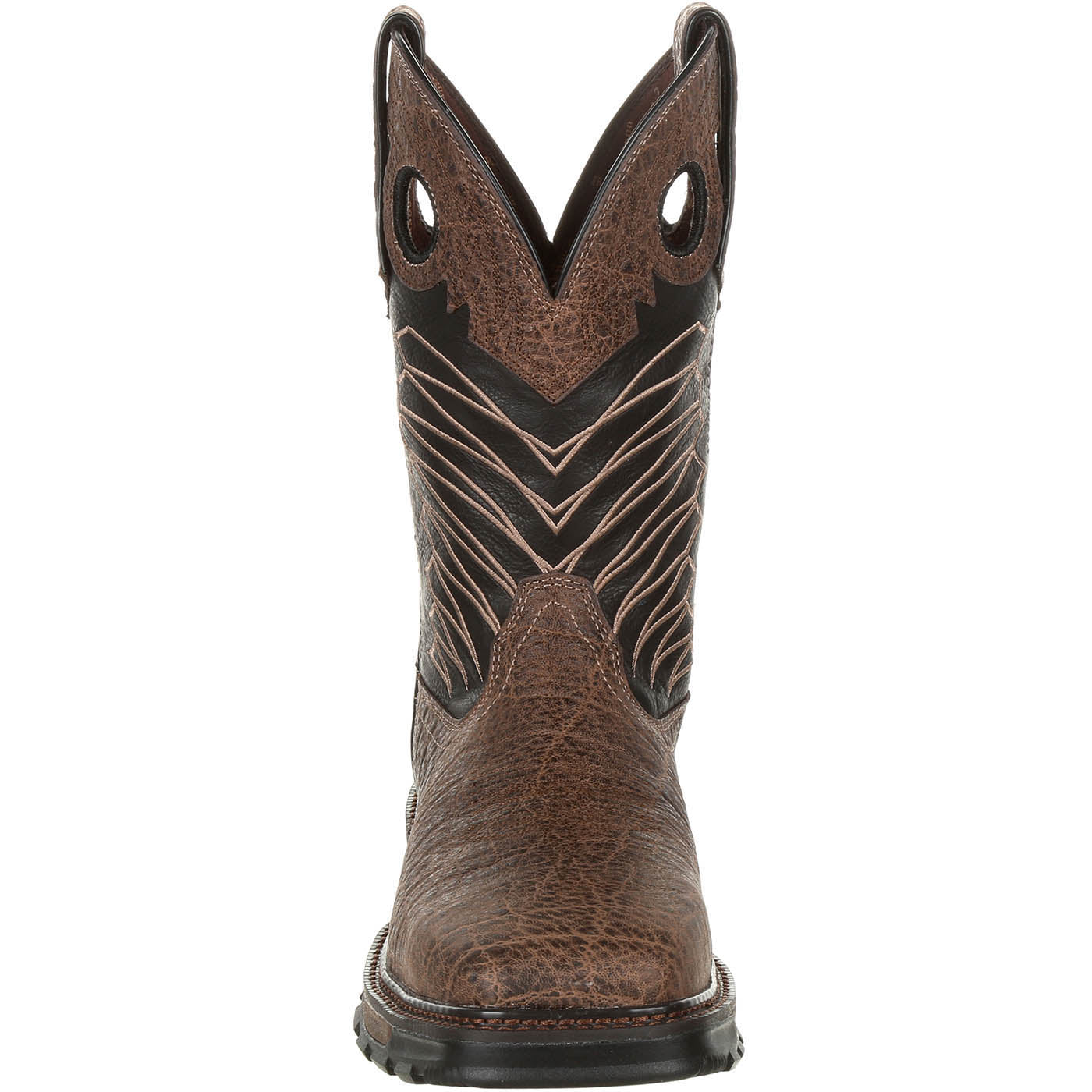 Botas de trabajo vaqueras impermeables con punta de acero Maverick XP de Durango para hombre (DDB0176)