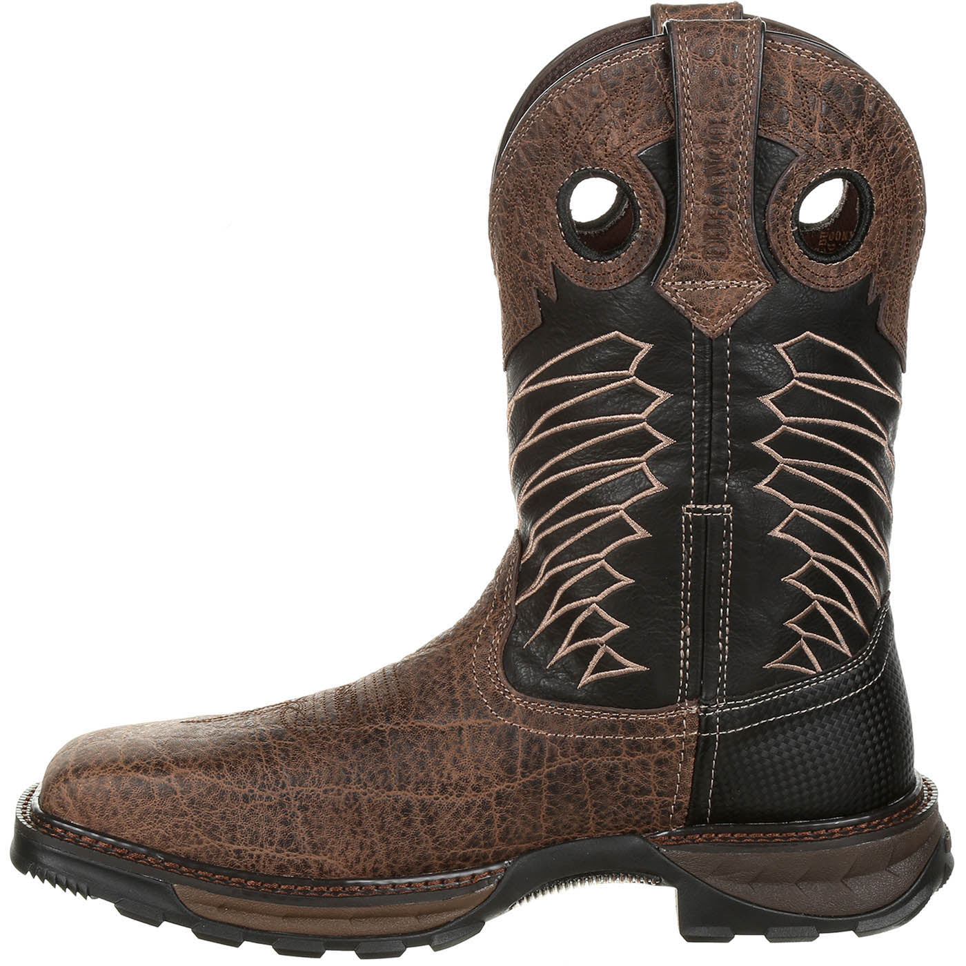 Botas de trabajo vaqueras impermeables con punta de acero Maverick XP de Durango para hombre (DDB0176)