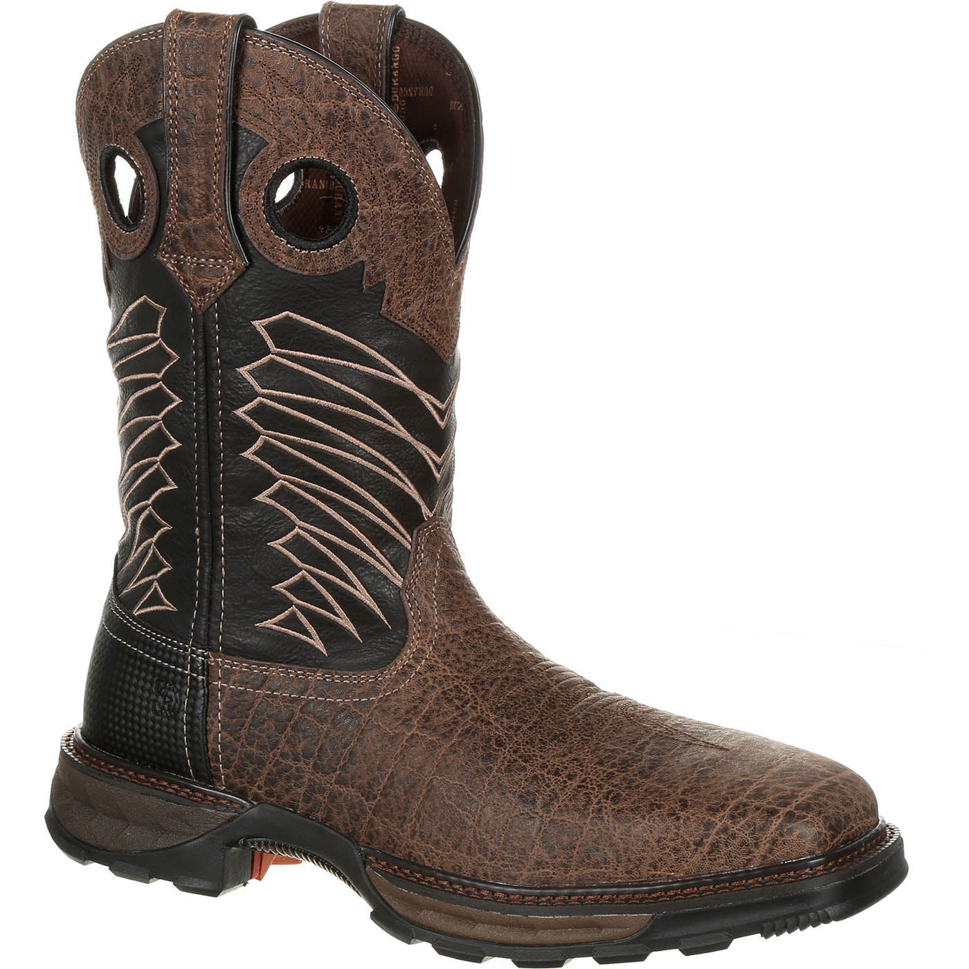 Botas de trabajo vaqueras impermeables con punta de acero Maverick XP de Durango para hombre (DDB0176)