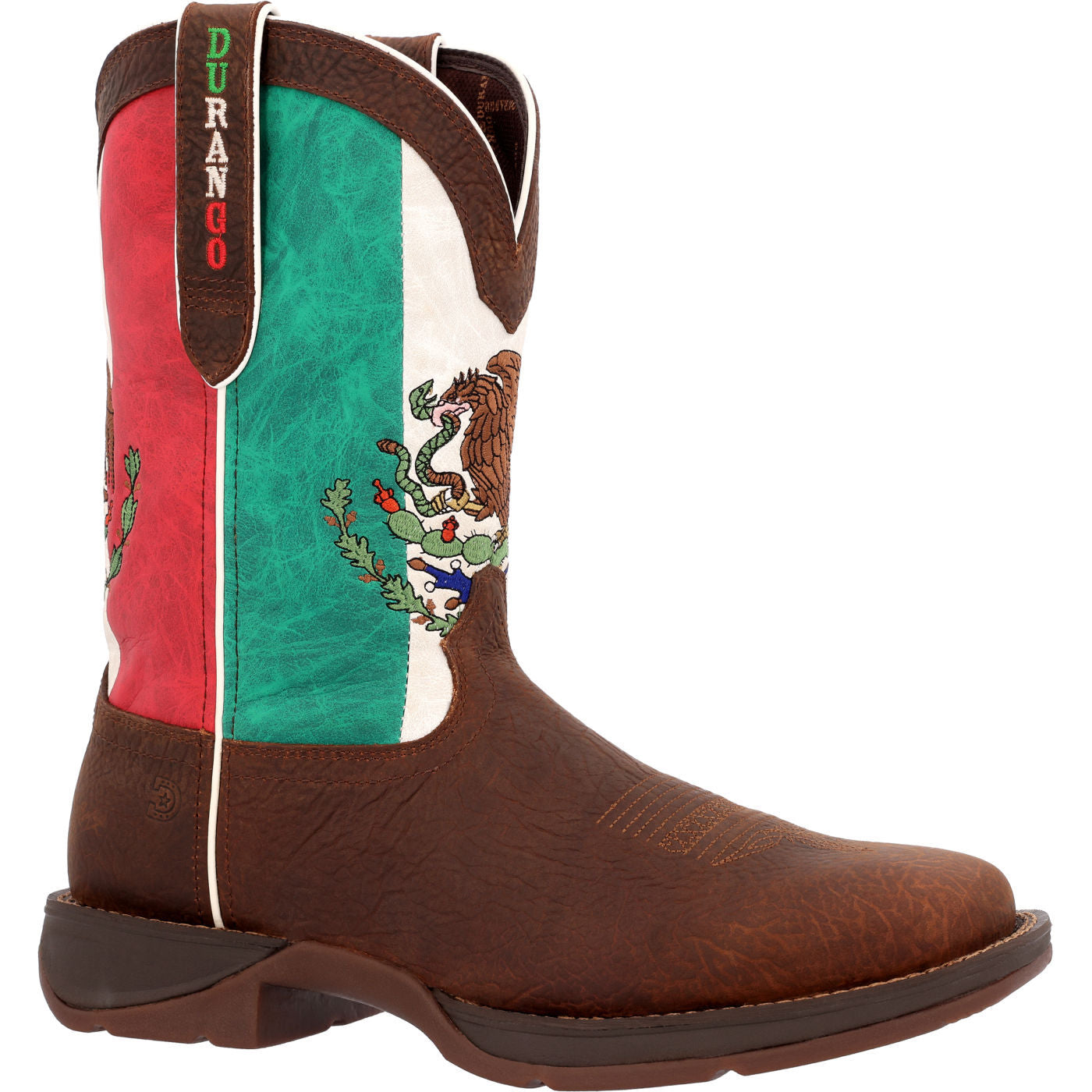 Botas vaqueras Rebel by Durango con bandera de México para hombre (DDB0430)
