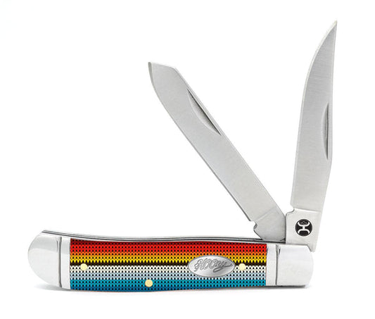 Hooey "Tijuana Multi Color Trapper" Knife (HK123)