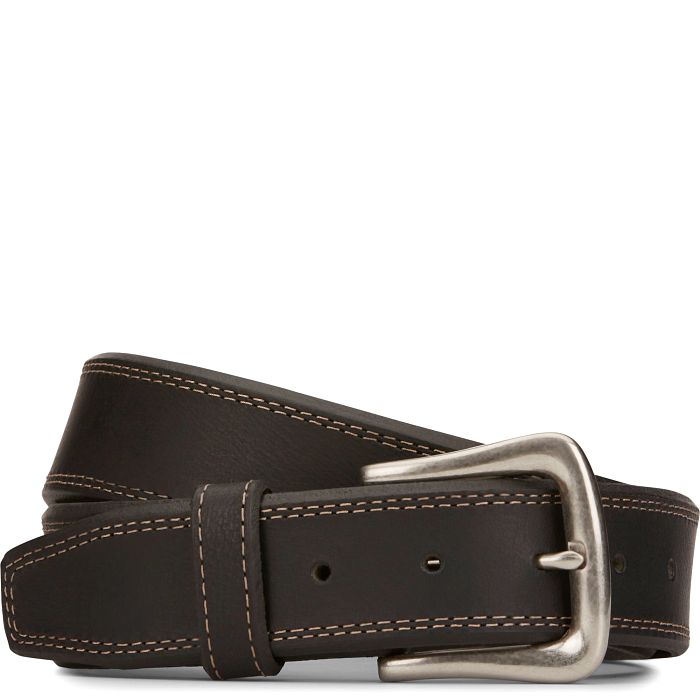 Justin Men's Carson Black Leather Belt (C14223)