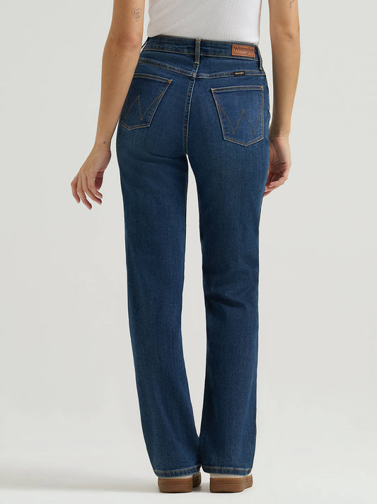 Wrangler Women's High Rise True Straight Leg Jeans (10MT1STST - Stockton)